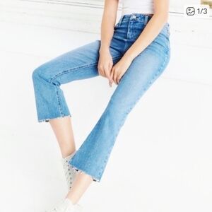 BDG "Kick" Raw Hem Cropped Jeans
